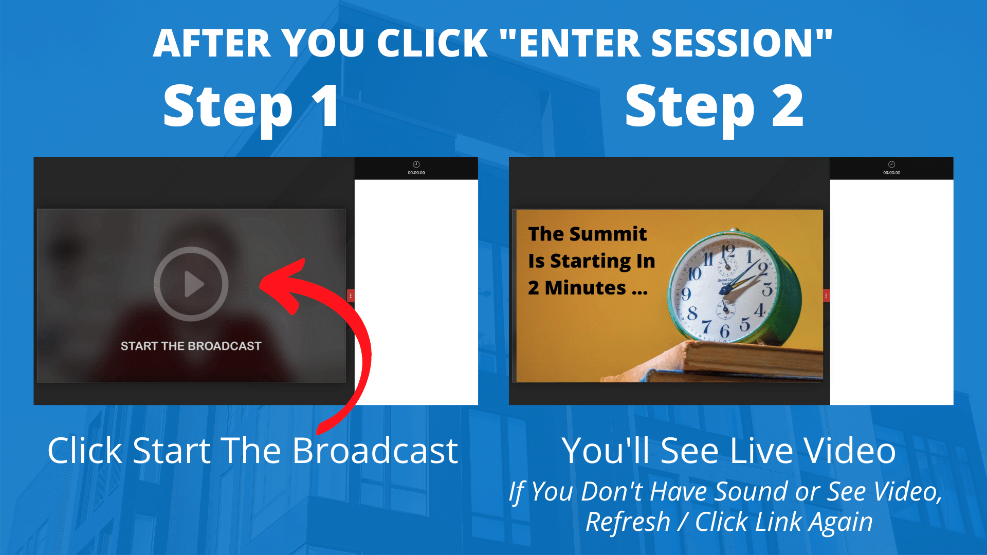 Lobby / Agenda for Virtual Summit